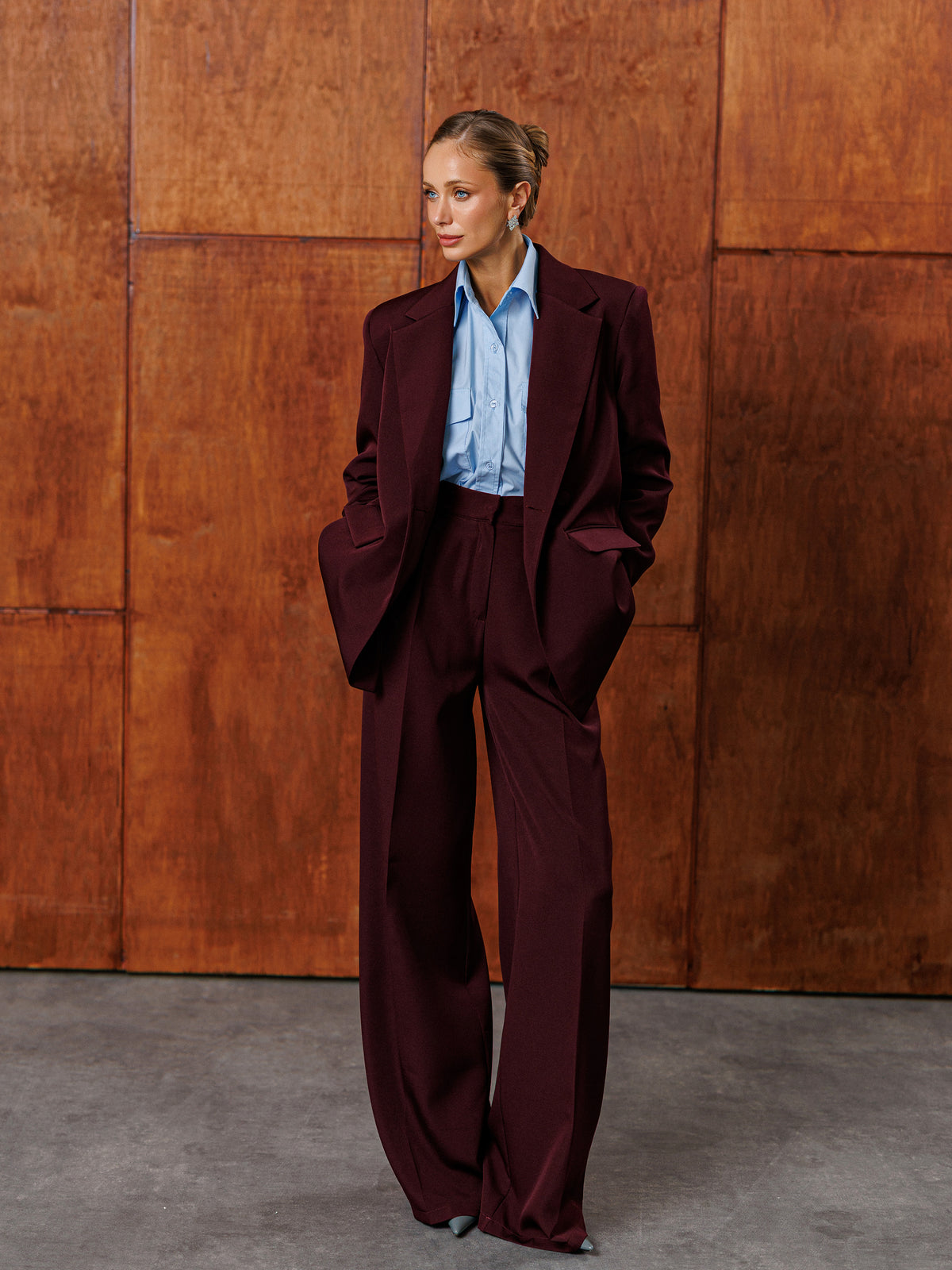 Classic Suit — Wine