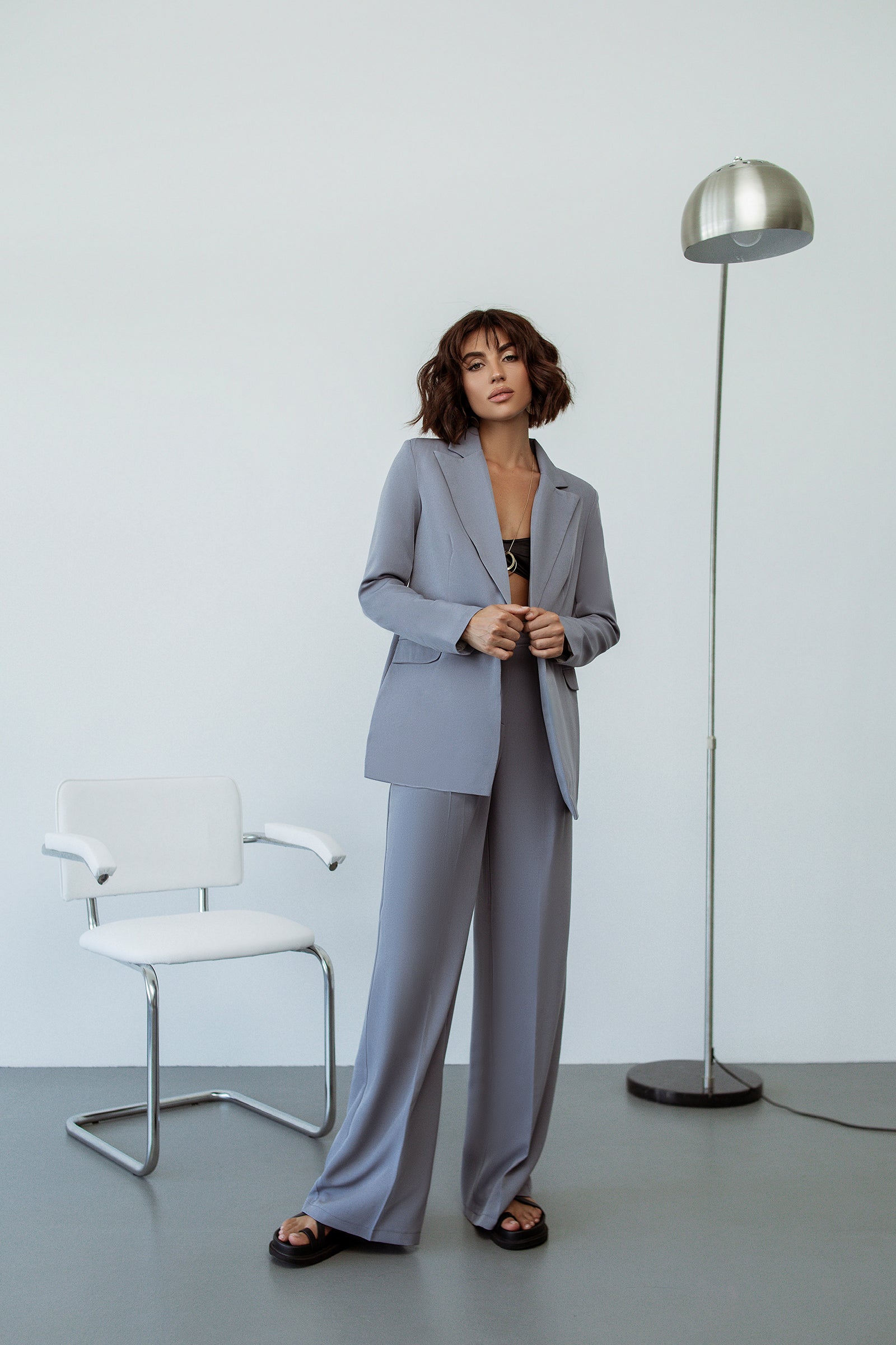 Avery Suit - Light Gray