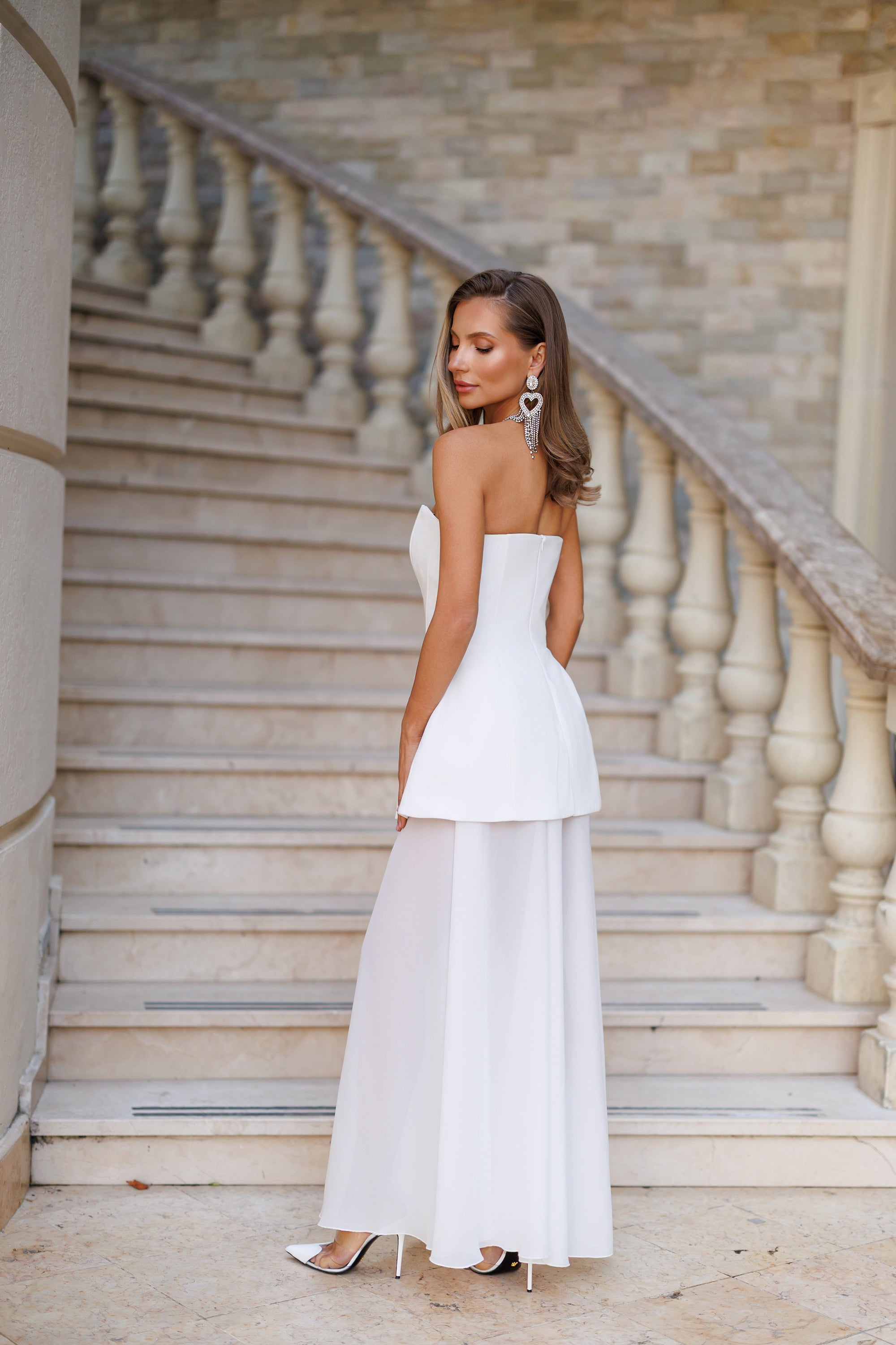 Aria Mini Dress - White