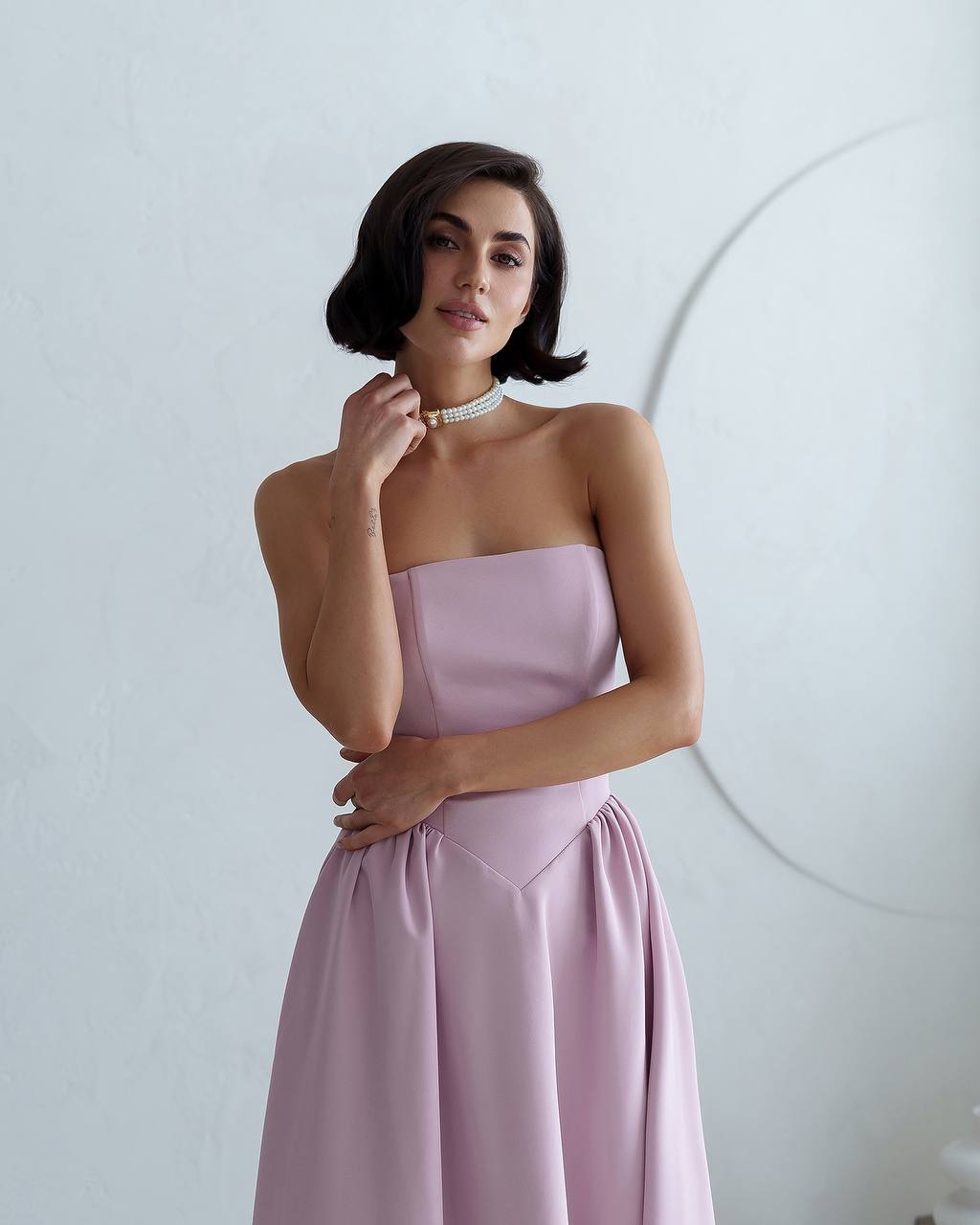 Tulip Midi Dress - Pink