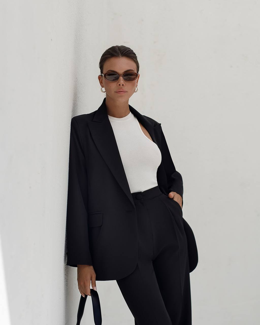 The Classic Black Suit