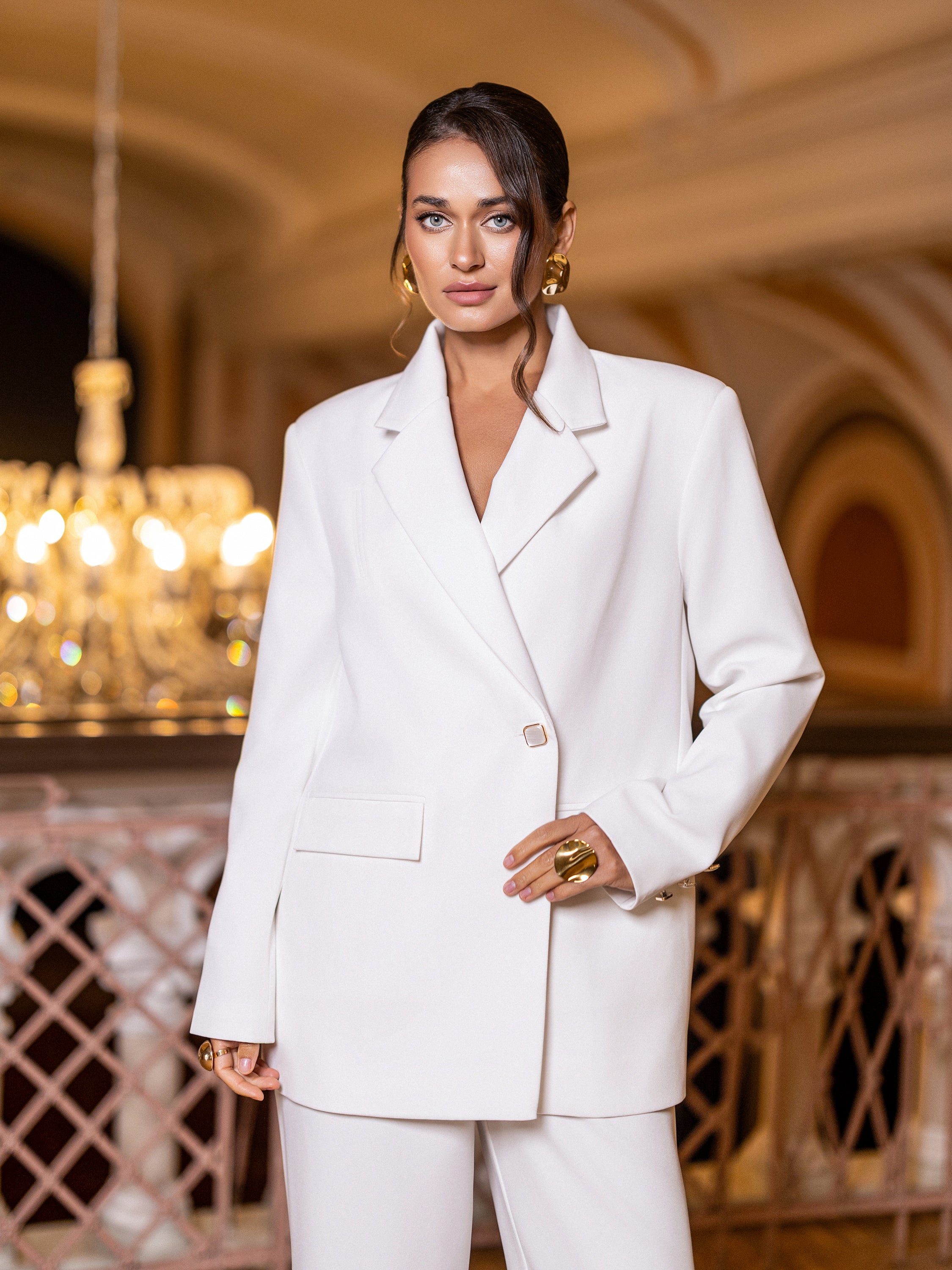 Blossom Suit - White