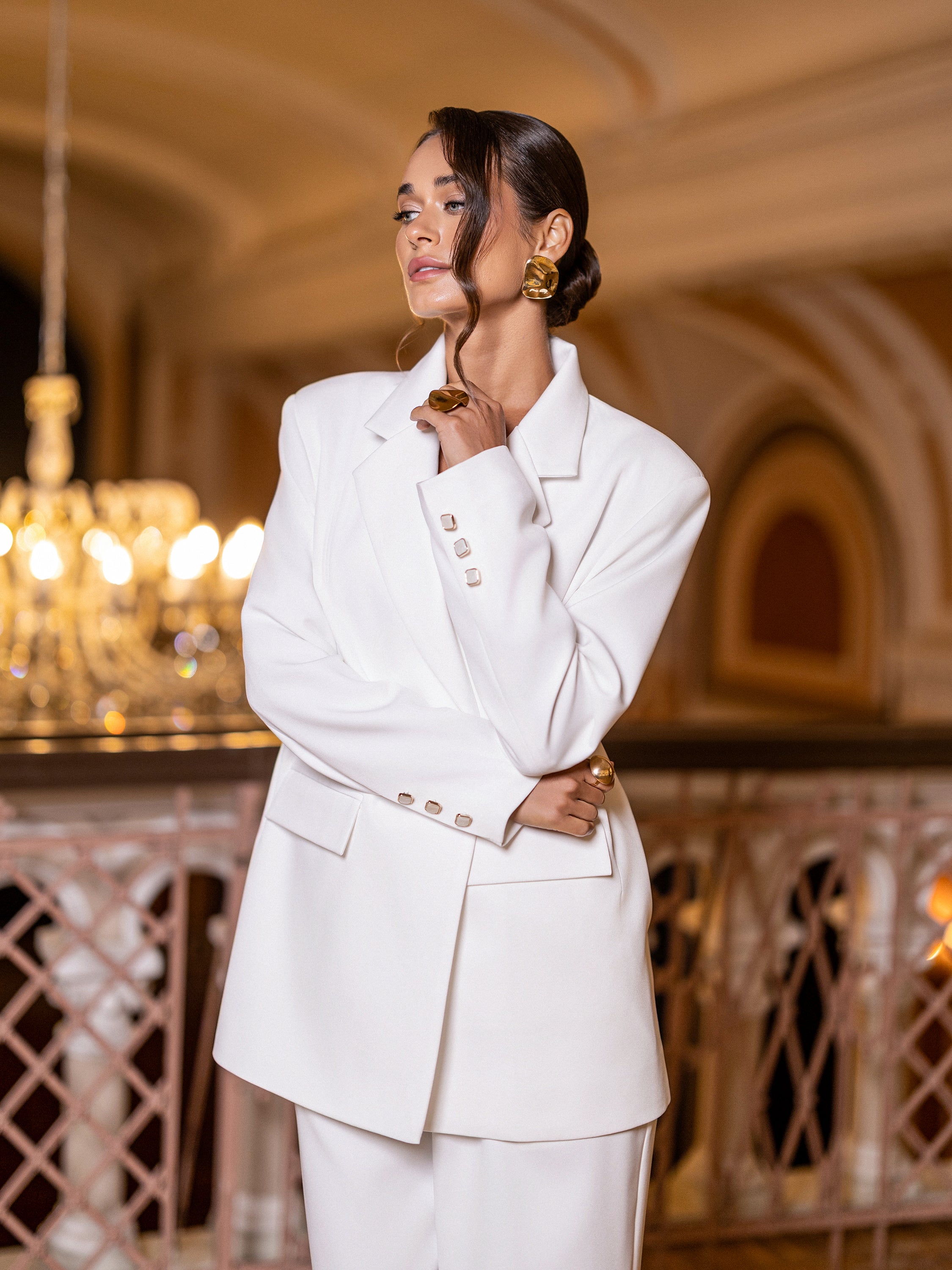 Blossom Suit - White