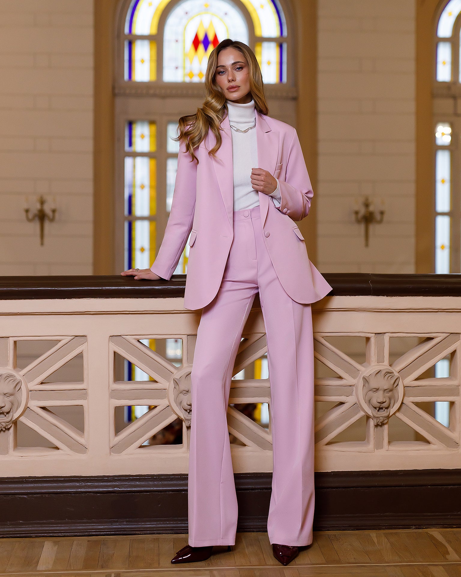 The Classic Pink Suit