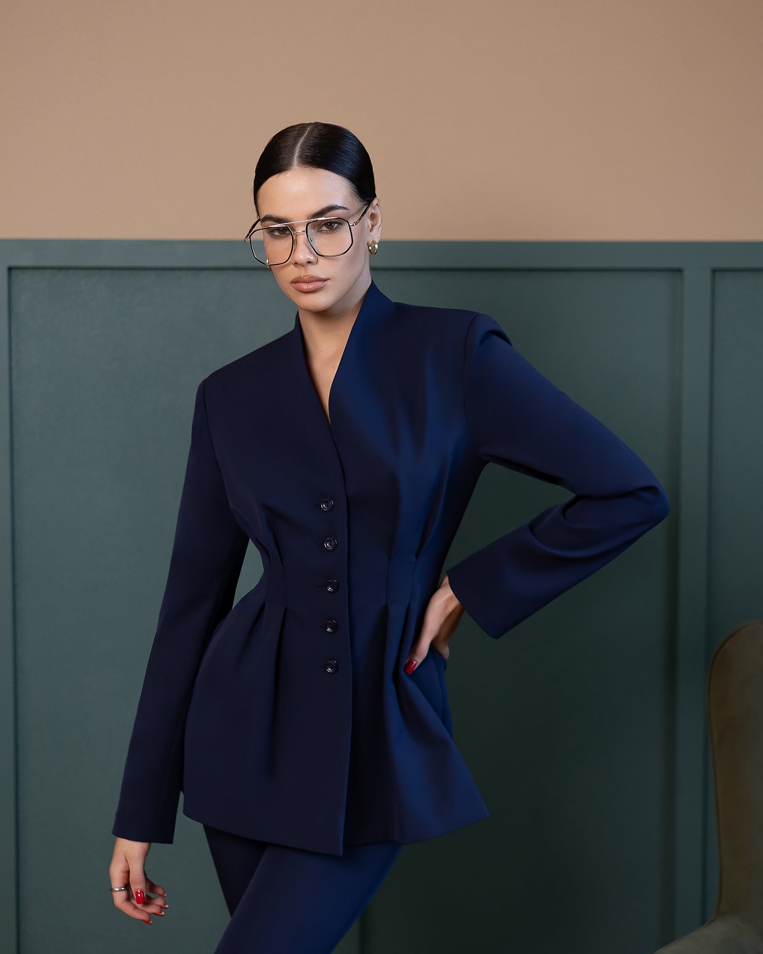 Aveline Suit - Navy