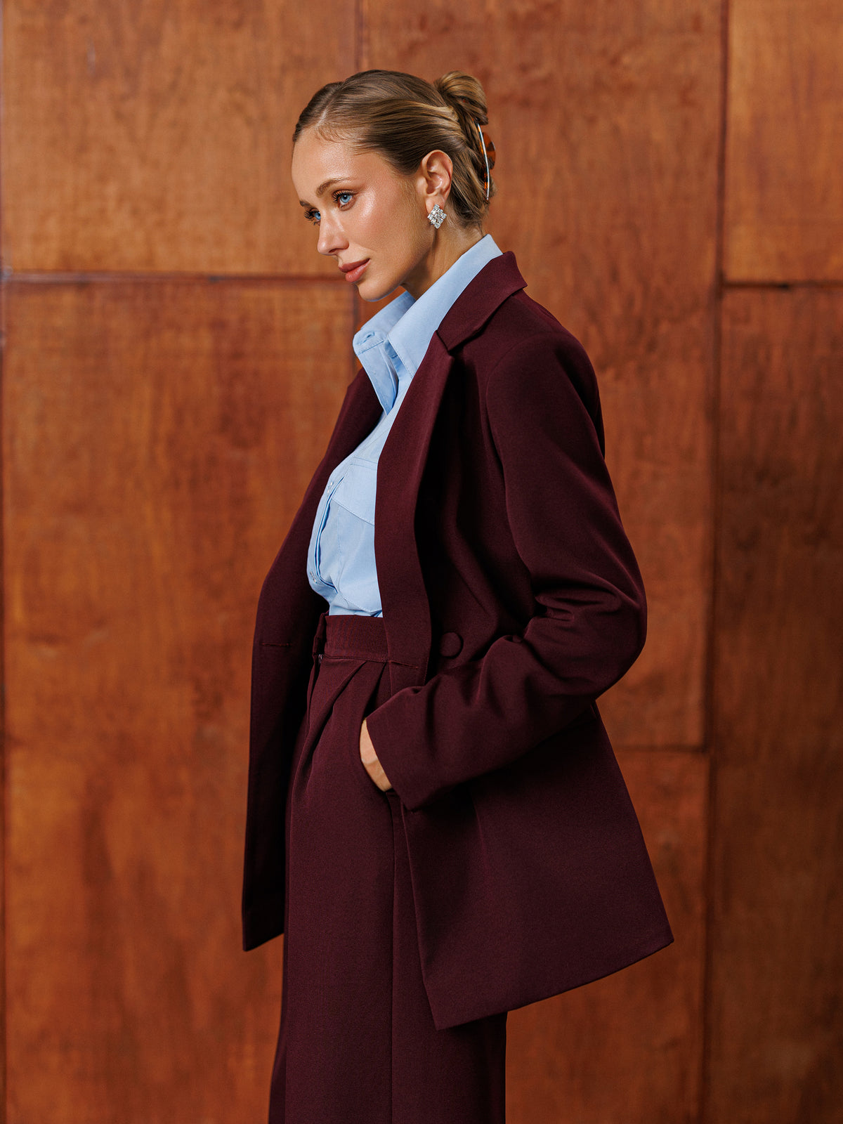Classic Suit — Wine