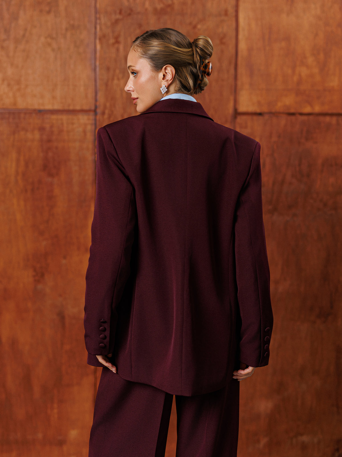 Classic Suit — Wine