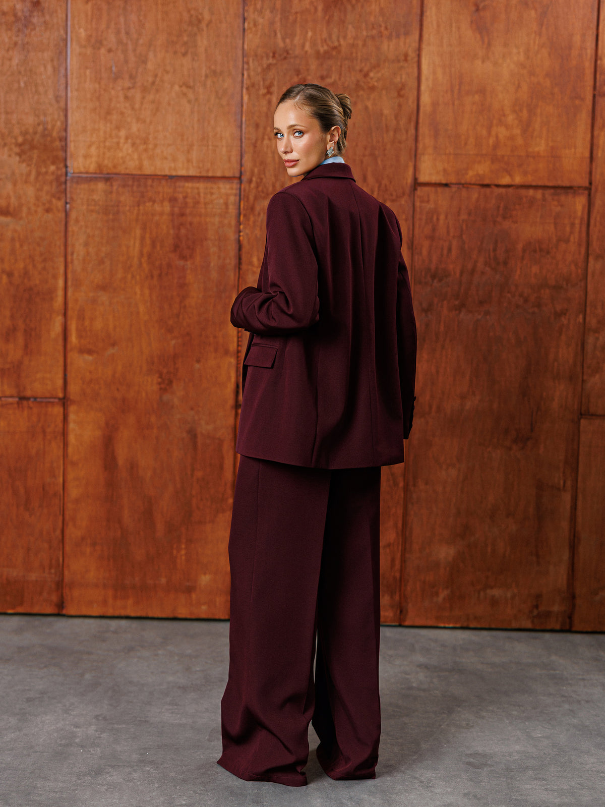 Classic Suit — Wine