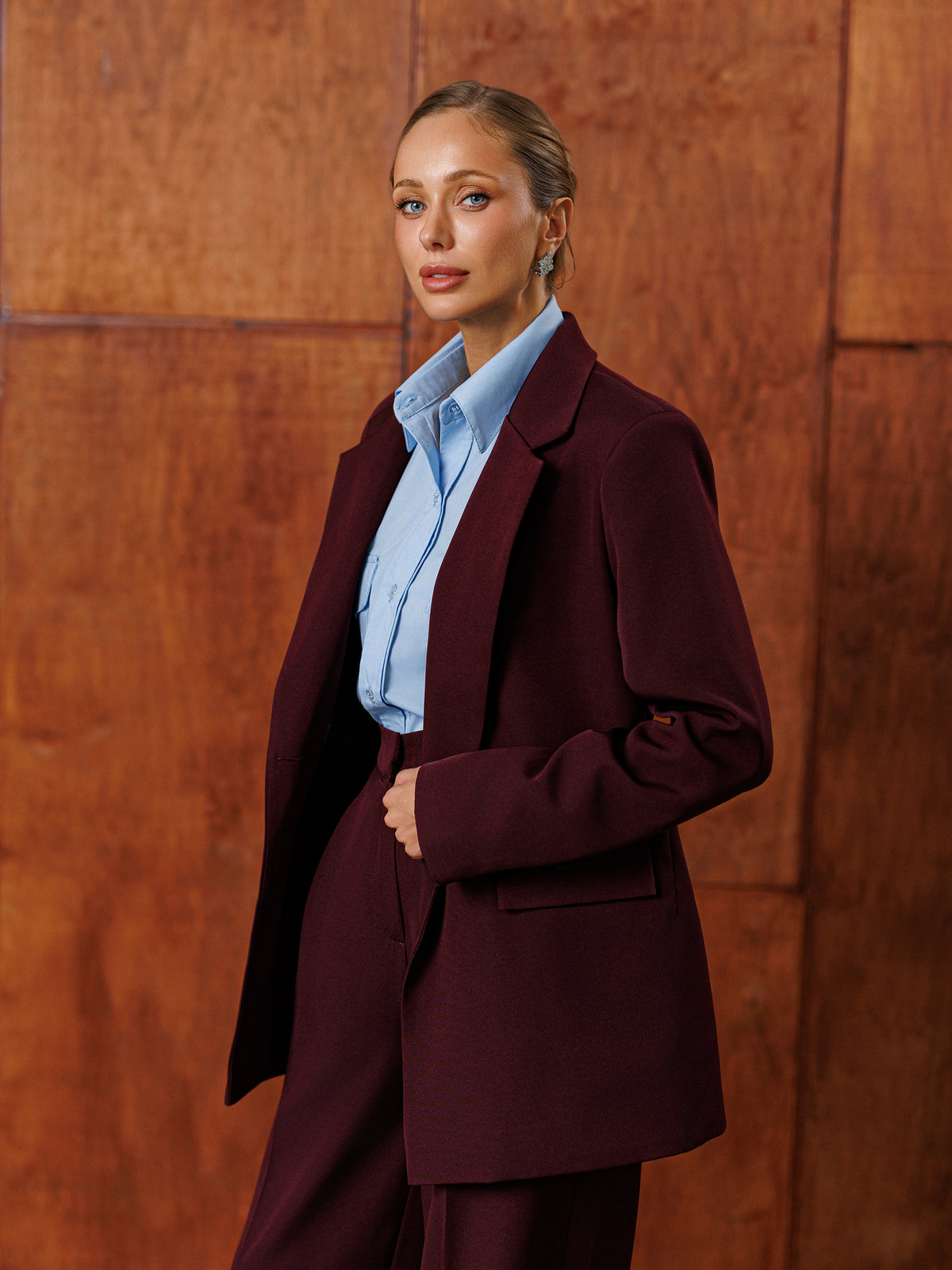Classic Suit — Wine