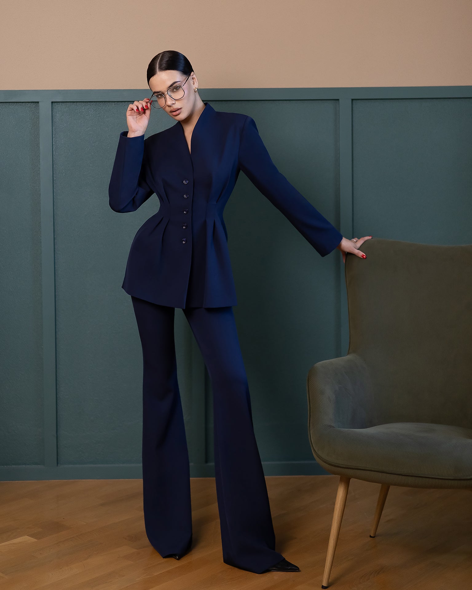 Aveline Suit - Navy