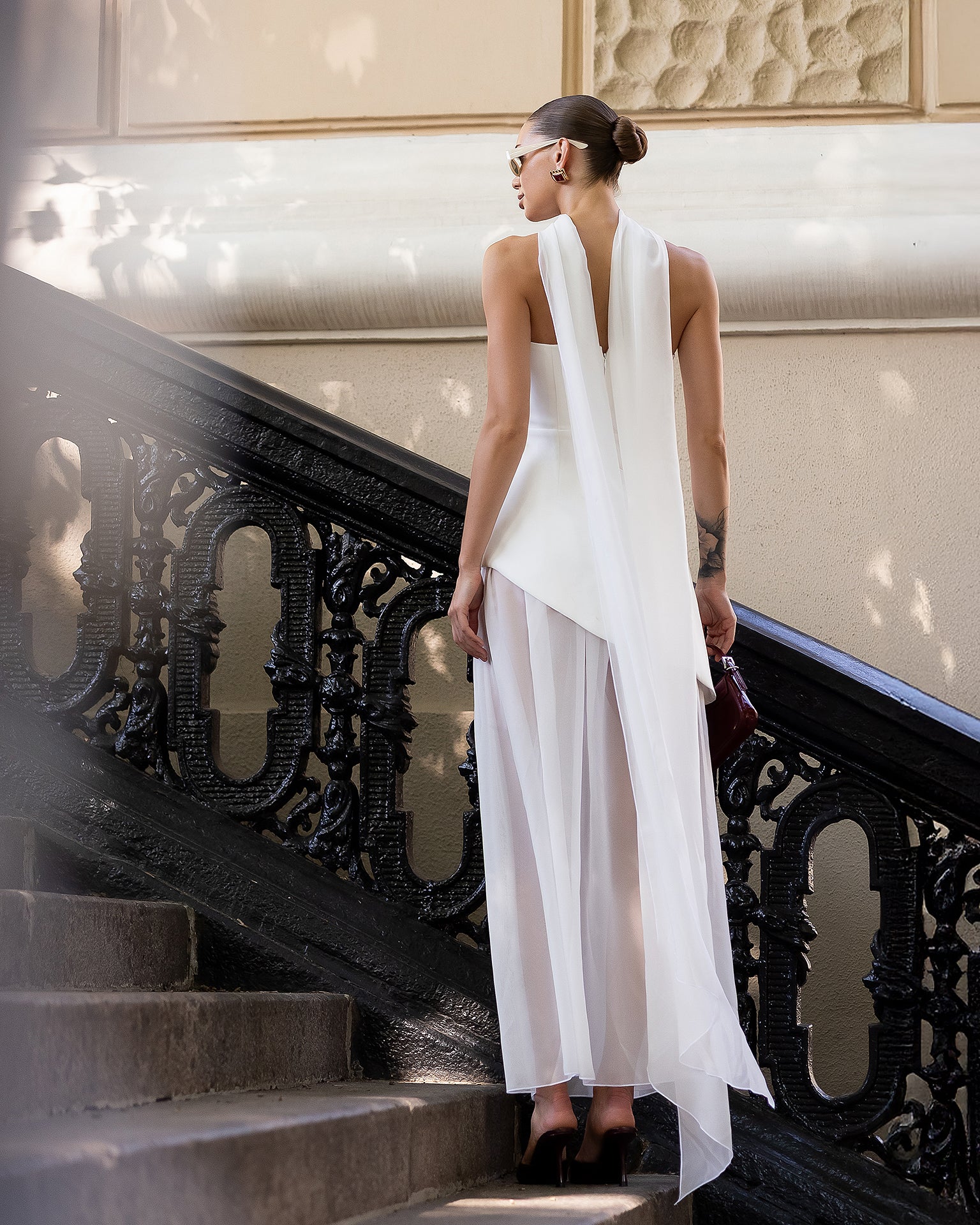 Aya Mini Dress - White