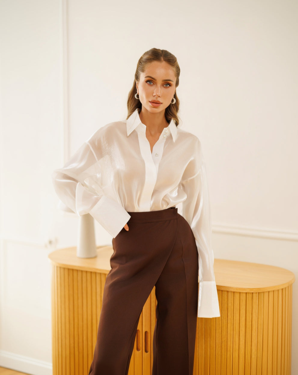 Mia Trousers - Brown