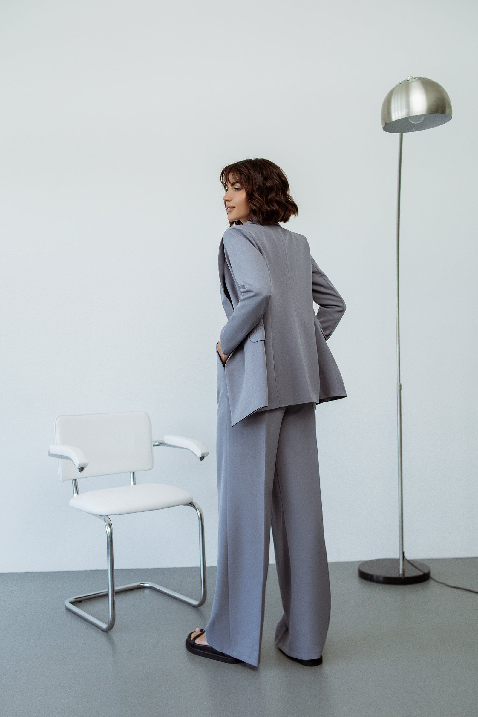 Avery Suit - Light Gray