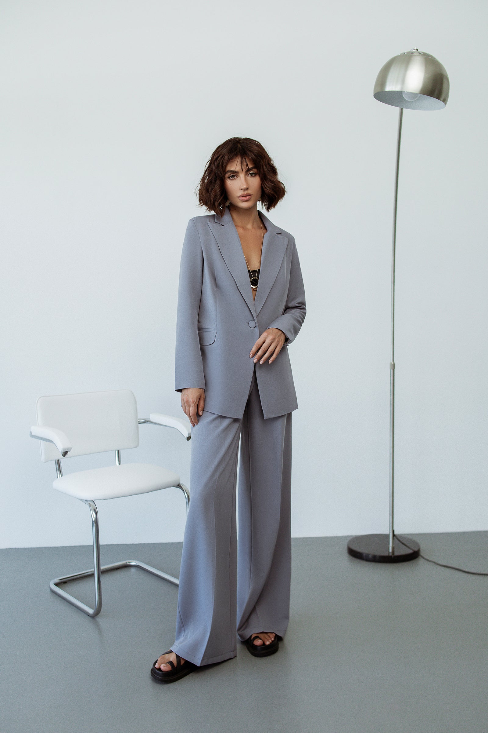 Avery Suit - Light Gray
