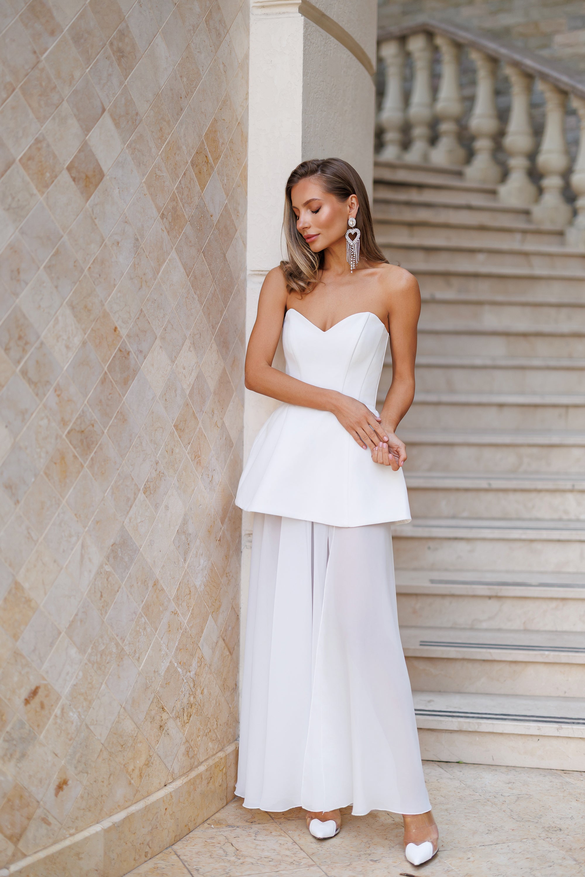 Aria Mini Dress - White