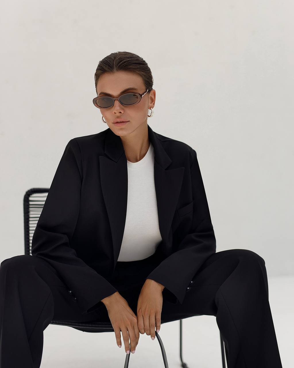 The Classic Black Suit