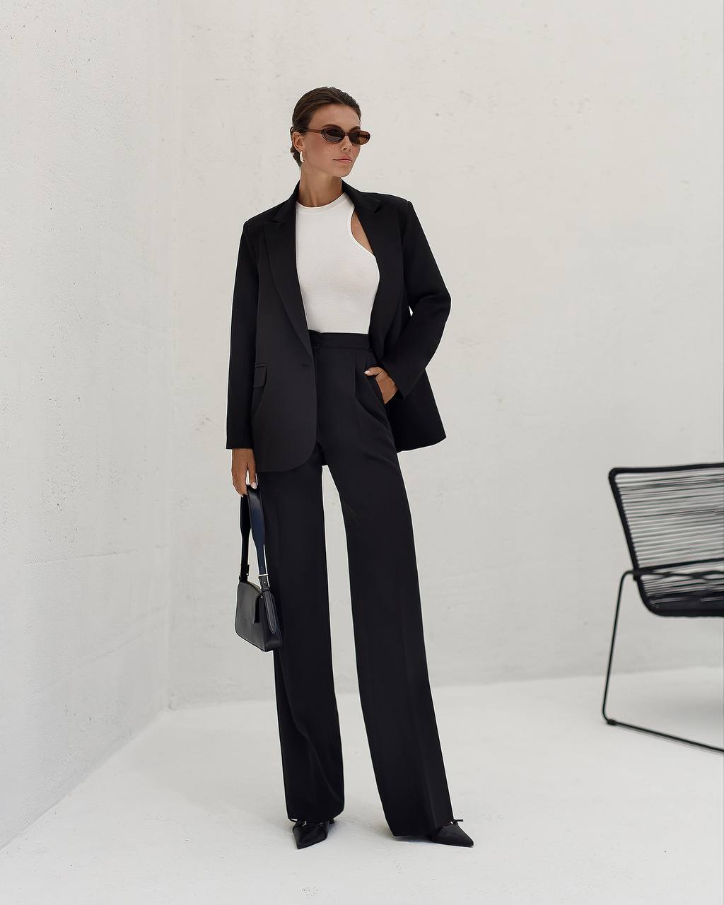 The Classic Black Suit