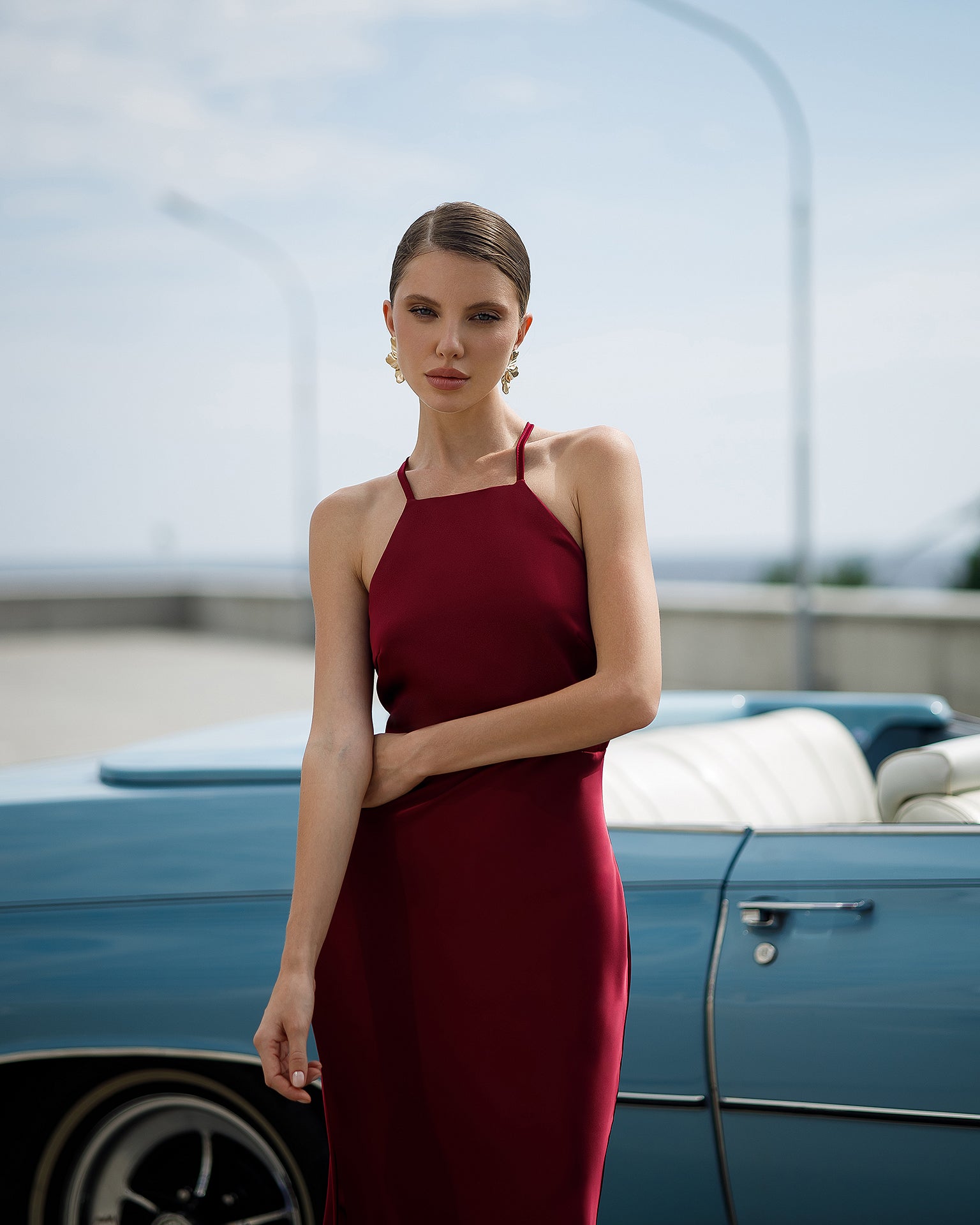 Eden Maxi Dress - Burgundy