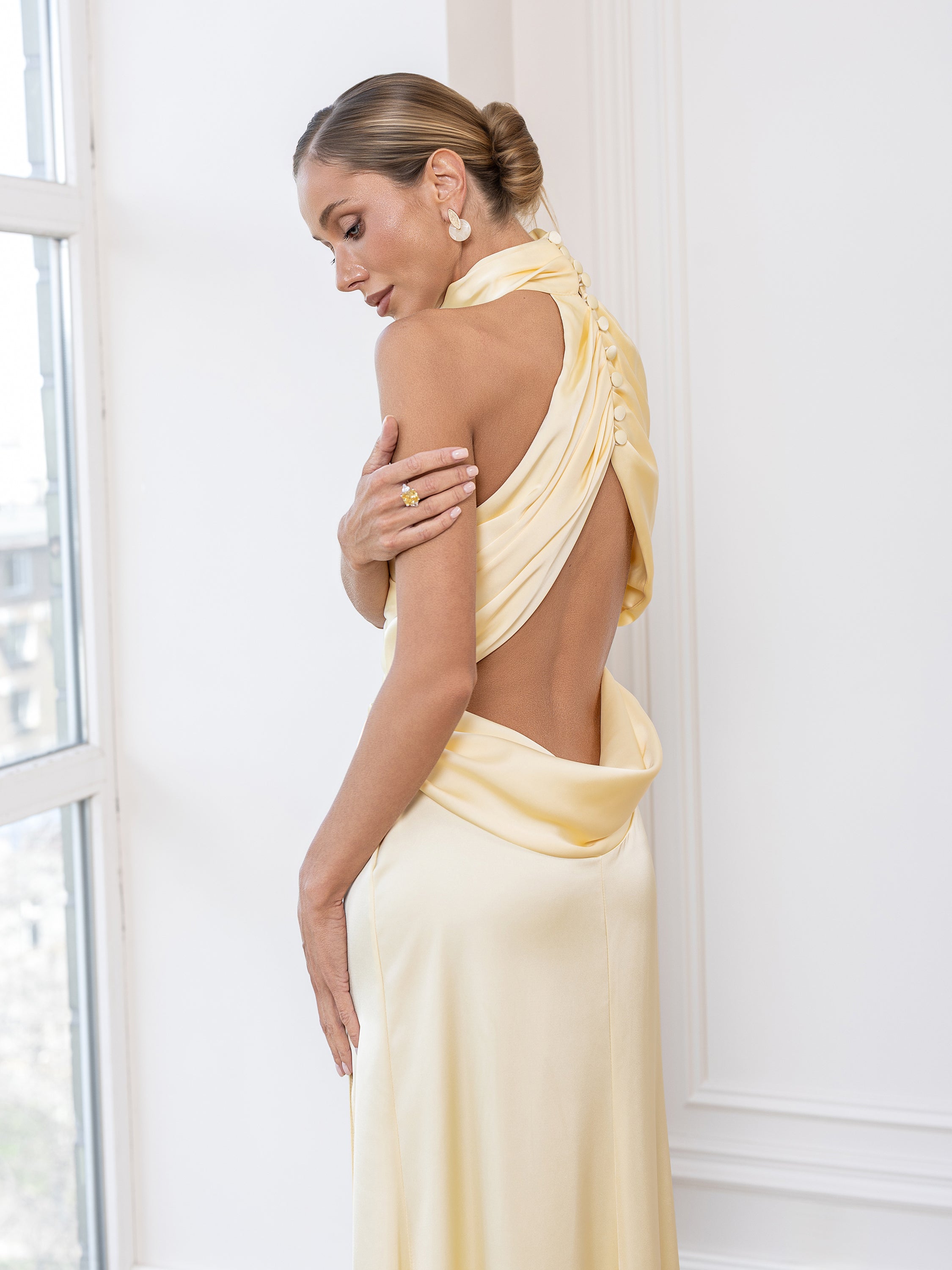 Veli Maxi Dress - Butter Yellow