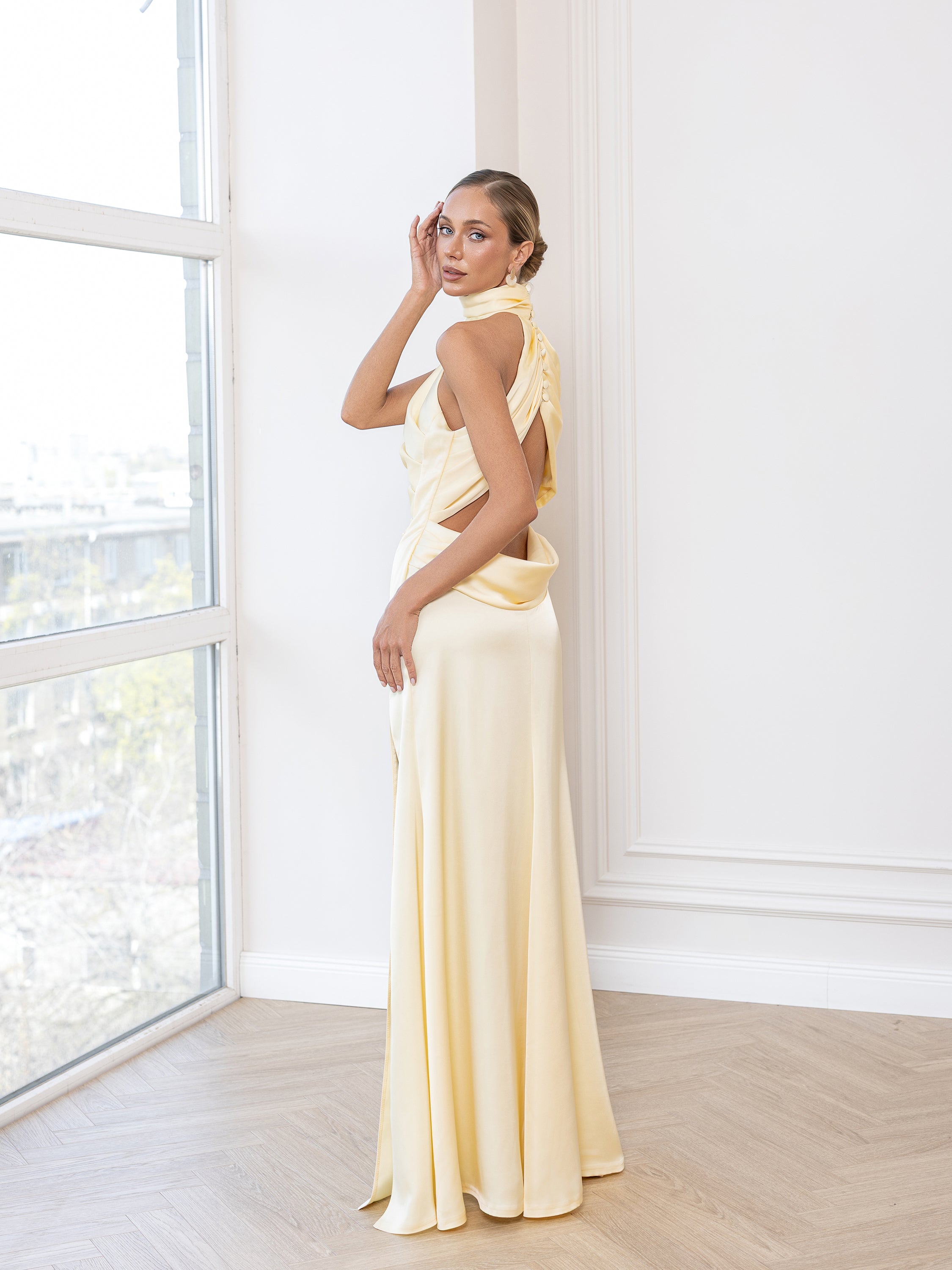 Veli Maxi Dress - Butter Yellow