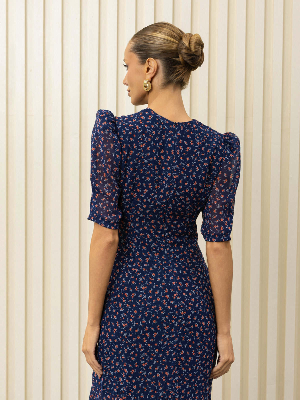 Juliette Dress - Navy Blue